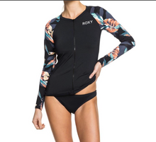 画像をギャラリービューアに読み込む, ROXY ロキシー ラッシュガード FASHION ZIP LS LYCRA KVJ6 M