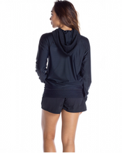 画像をギャラリービューアに読み込む, ROXY ロキシー ラッシュガード LOTUS FLOWER RASH BLK M