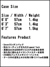 画像をギャラリービューアに読み込む, CREATURES クリエイチャーズ BLACK/BLUE DAY USE SHORTBOARD ハードケースカバー 1BOARD