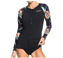 画像をギャラリービューアに読み込む, ROXY ロキシー ラッシュガード FASHION ZIP LS LYCRA KVJ6 M