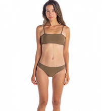 画像をギャラリービューアに読み込む, ROXY ロキシー シャーリングトップス付き ビキニ 3点 セット GOOY BRN M