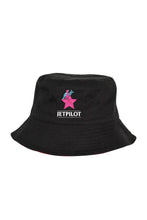 画像をギャラリービューアに読み込む, JETPILOT ジェットパイロット リバーシブル ハット FAIR DINKUM HAT BLACK