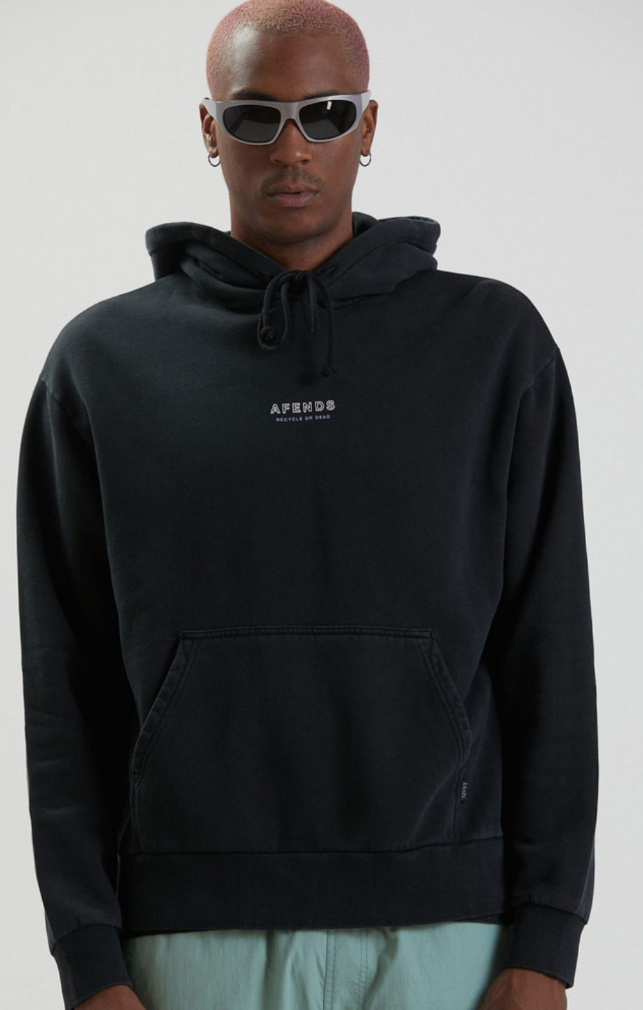 送料無料】 AFENDS アフェンズ SUPPLY RECYCLED PULL ON HOOD